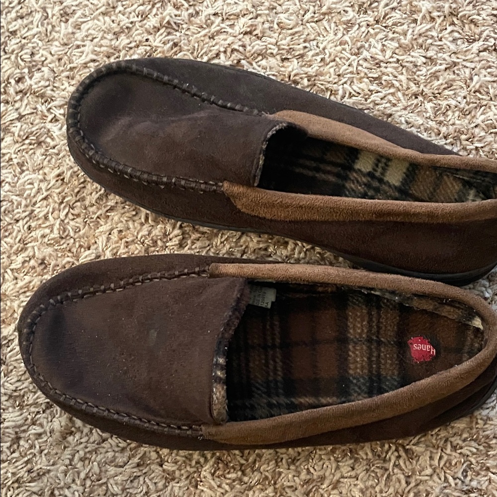 Hanes Men's Chocolate Brown Slip-On Loafers
